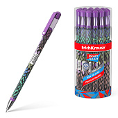 Ручка гелевая ERICH KRAUSE "ColorTouch Purple Python", СИНЯЯ, узел 0.38 мм, линия письма 0.25 мм, 50828